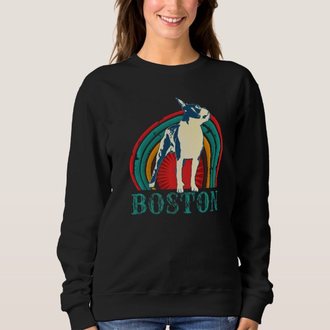 Sweatshirt Race de chien Terrier de Boston 101 (Devant)