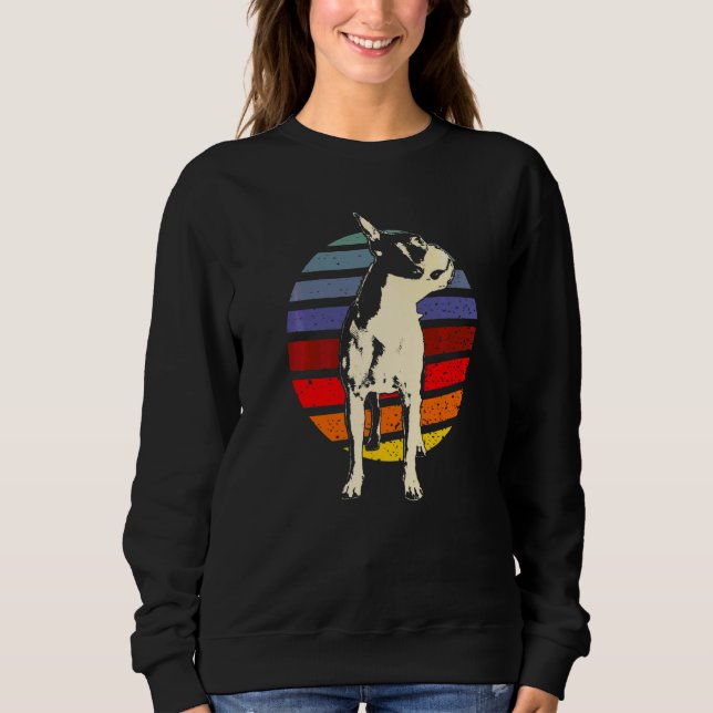 Sweatshirt Race de chien Terrier de Boston 102 (Devant)