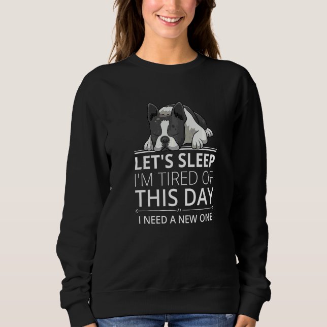 Sweatshirt Race de chien Terrier de Boston  136 (Devant)