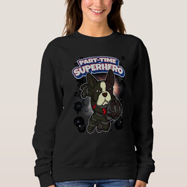 Sweatshirt Race de chien Terrier de Boston  174 (Devant)
