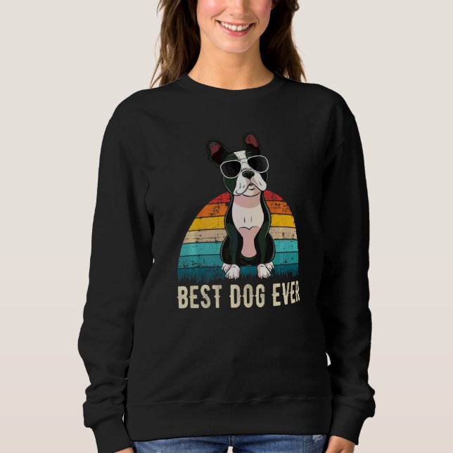 Sweatshirt Race de chien Terrier de Boston  19 (Devant)