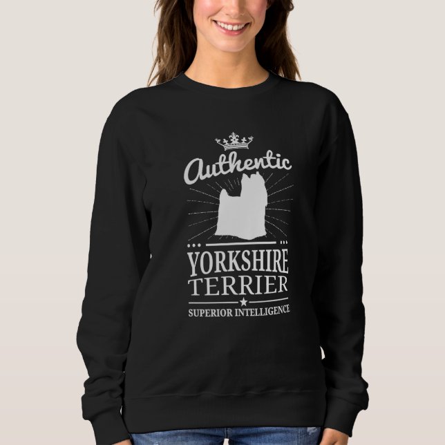 Sweatshirt Race de chien Yorkshire Terrier  75 (Devant)