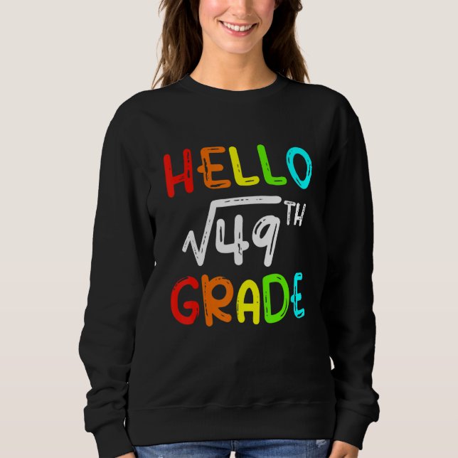 Sweatshirt Racine Carrée De 49 Qualité Bonjour 7e Qualité Ret (Devant)
