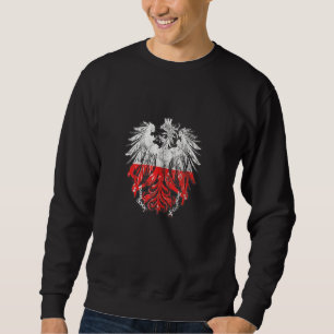 Sweatshirt Racines de l'héritage patriotique polonais Pologne