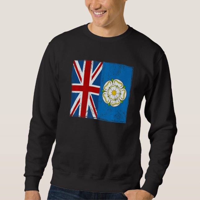Sweatshirt Racines du Yorkshire et idée britannique cultivée  (Devant)
