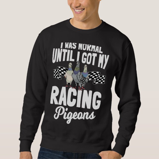 Sweatshirt Racing Pigeons éleveur Birdwatcher (Devant)