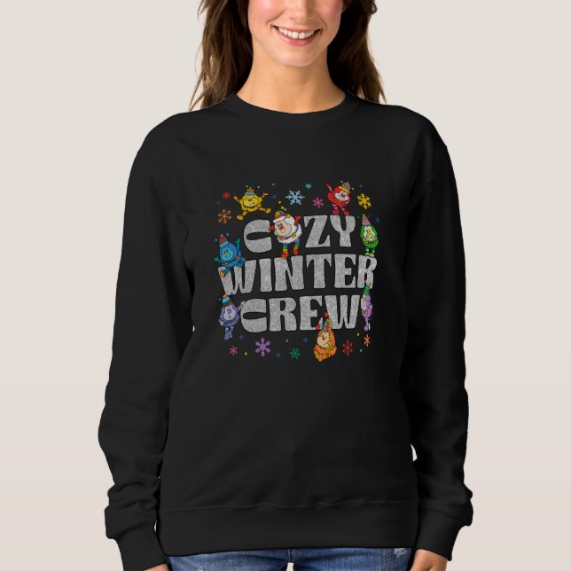 Sweatshirt Rainbow Brite Noël Cosy Winter Crew Sprites V (Devant)