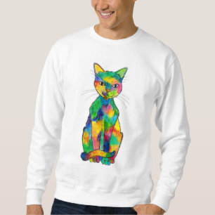 Sweatshirt Rainbow Cat