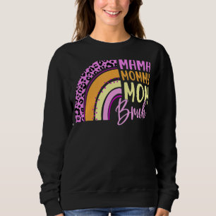 Sweatshirt Rainbow Happy Mothers Day maman maman maman maman