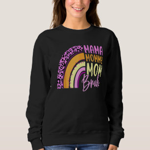 Sweatshirt Rainbow Happy Mothers Day maman maman maman maman