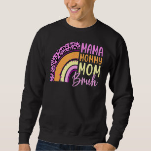 Sweatshirt Rainbow Happy Mothers Day maman maman maman maman
