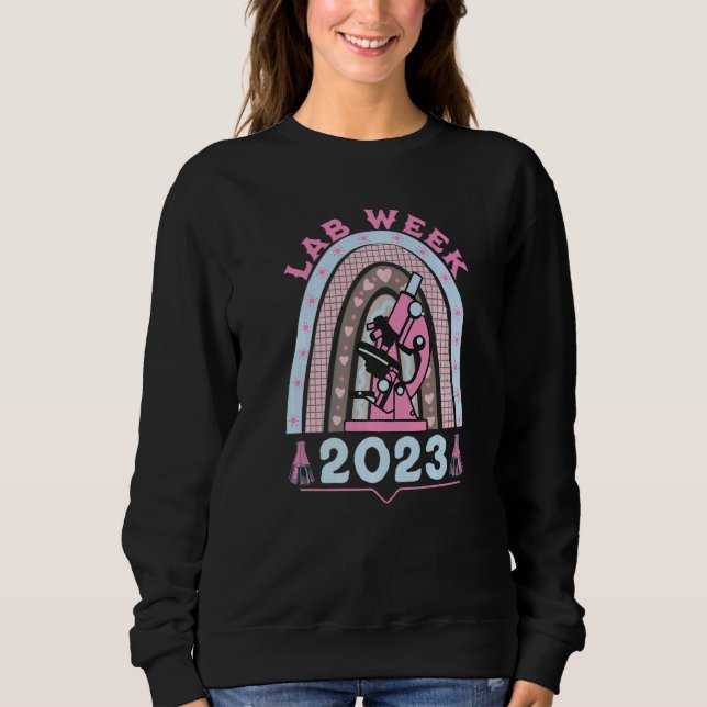 Sweatshirt Rainbow Lab Week 2023 Laboratoire Technologique (Devant)