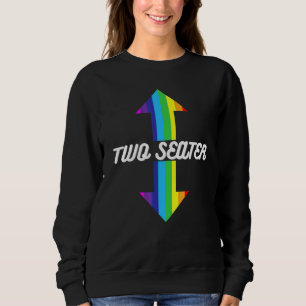 Sweatshirt Rainbow LGBT Pride deux places