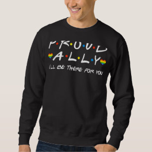 Sweatshirt Rainbow Lgbtq Gay pride de sensibilisation Fier Al