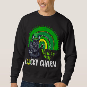 Sweatshirt Rainbow Lucky Charm Scottie Amoureux des chiens St