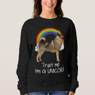 Sweatshirt Rainbow Norwegian Elkhound Faites-moi confiance Im