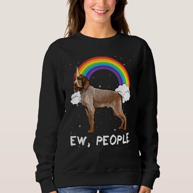 Sweatshirt Rainbow Spinoni Italiani Ew People Unicorn Chien (Devant)