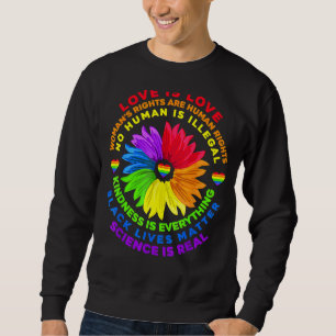 Sweatshirt Rainbows Humains Noirs Vie Droits Sciences Lgbt P