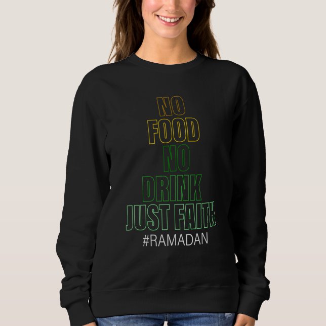 Sweatshirt Ramadan Kareem 2023 Islamic Fasting Outfit for Men (Devant)