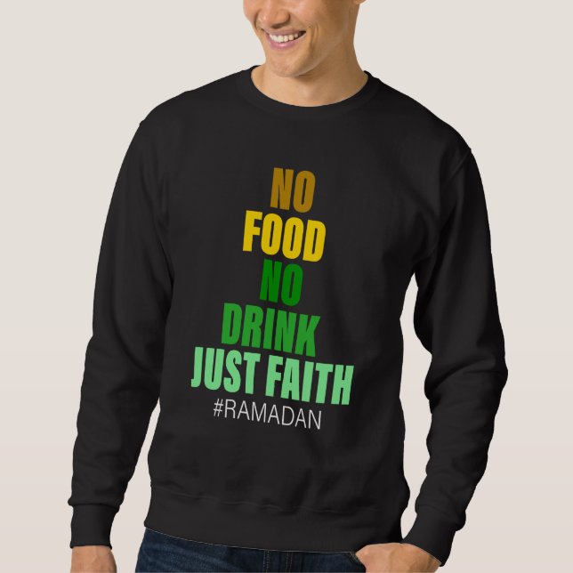 Sweatshirt Ramadan Kareem 2023 Islamic Fasting Outfit for Men (Devant)