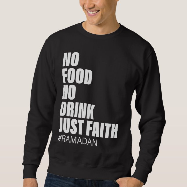 Sweatshirt Ramadan Kareem 2023 Islamic Fasting Outfit for Men (Devant)