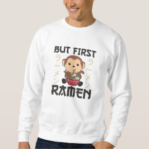 Sweatshirt Ramen Japonais nouilles Singe Doux Mange Ramen