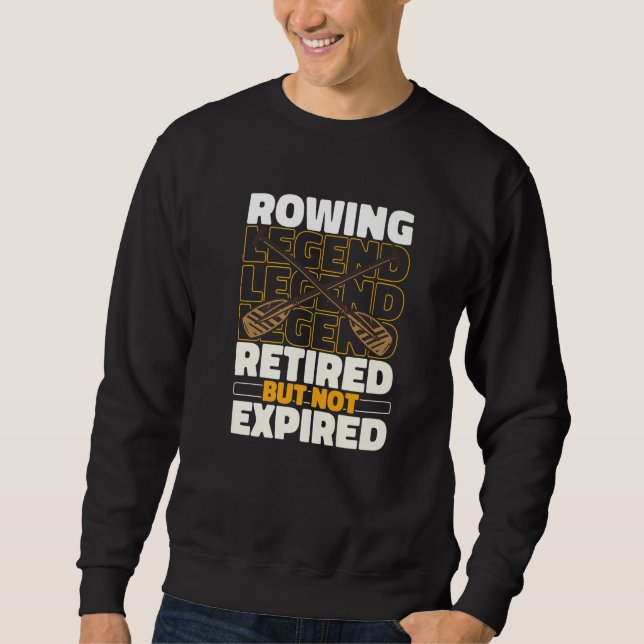 Sweatshirt Rameur Bateau Retraité  Rang Rameur (Devant)