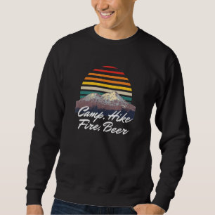 Sweatshirt Randonnée au camp feu bière camping randonnée au c