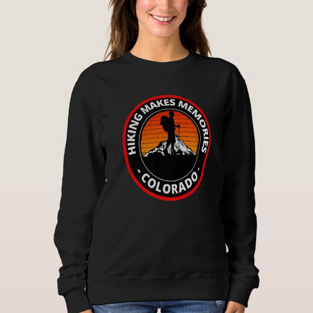 Sweatshirt Randonnée Au Colorado Fait Monter Des Souvenirs Ch (Devant)