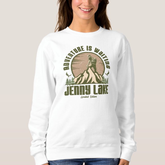 Sweatshirt Randonnée du lac Retro Jenny (Devant)