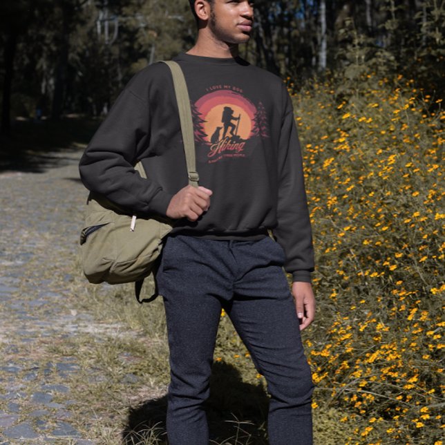 Sweatshirt Randonnée en extérieur chien papa chien maman aven (Créateur téléchargé)