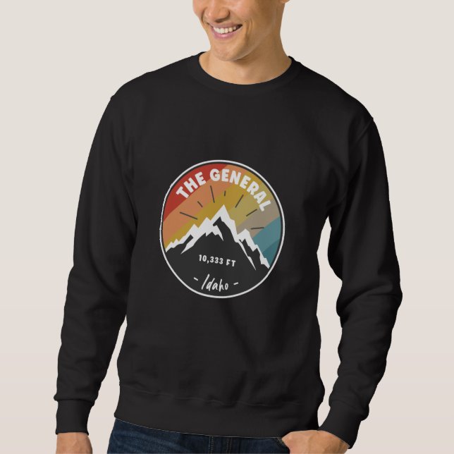 Sweatshirt Randonnée Le Général Idaho (Devant)