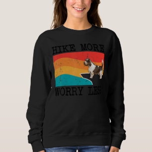 Sweatshirt Randonnée Plus Inquiète Moins Petit Basset Griffon