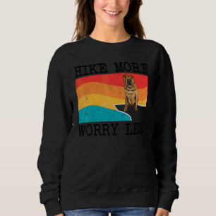 Sweatshirt Randonnée Plus Inquiéter Moins Chinois Shar Pei Gr