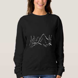 Sweatshirt Randonnée Rétro Vintage Prenez Un Randonnée En Ple