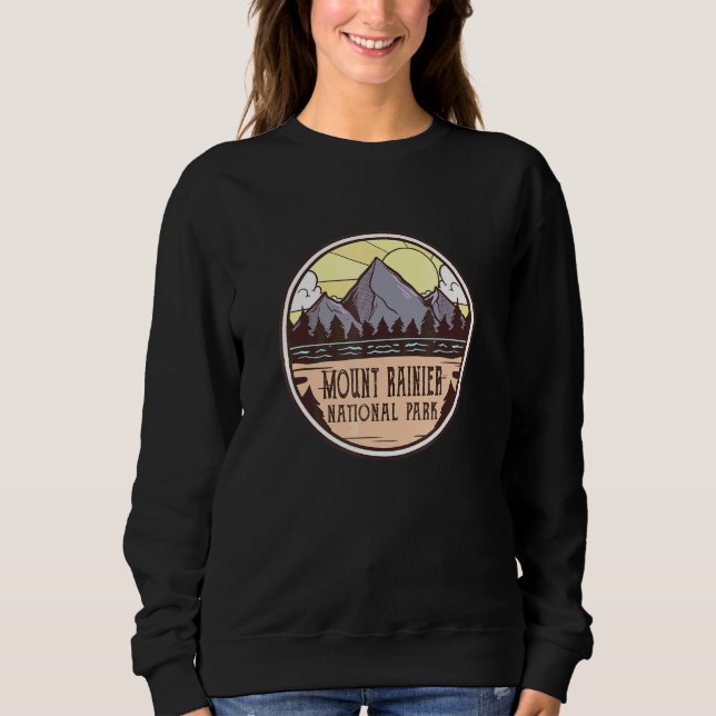 Sweatshirt Randonnée Washington Parc national du mont Rainier (Devant)