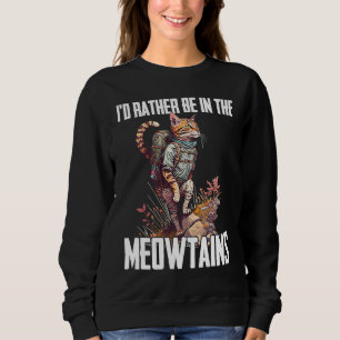 Sweatshirt Randonnées cool Chats Pour Hommes Femmes Enfants R