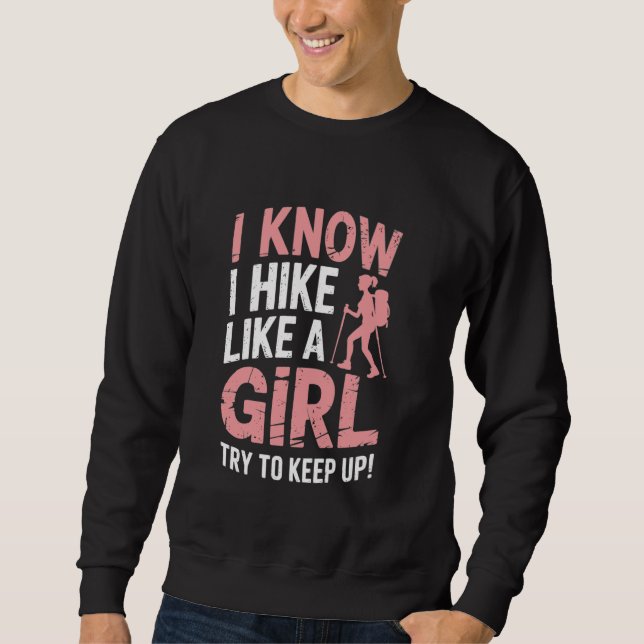 Sweatshirt Randonneur Randonnée Lover Backpacking Camping Ran (Devant)