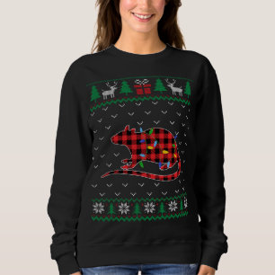 Sweatshirt Rat Noël Arbre Lumières Décoration Jeu de Noël