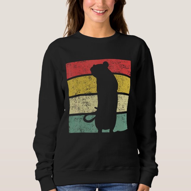 Sweatshirt Rat Rat Rétro (Devant)