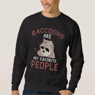 Sweatshirt Raton laveur mignon panda poubelle animal mignon