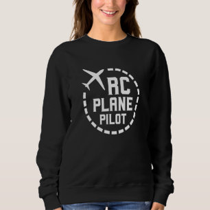 Sweatshirt Rc Plane Pilote Télécommandé Radio Poste
