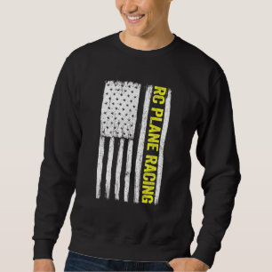 Sweatshirt Rc Plane Racing American Flag Radio Contrôlée Rem