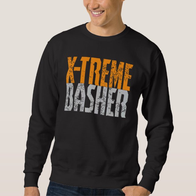 Sweatshirt Rc voiture basher extrême basher monster camion ci (Devant)