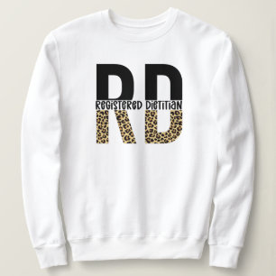 Sweatshirt RD Dietitian Cheetah Imprimer le cadeau RD
