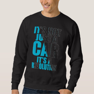 Sweatshirt Real Men conduire électrique Voiture E-Car Plug-In
