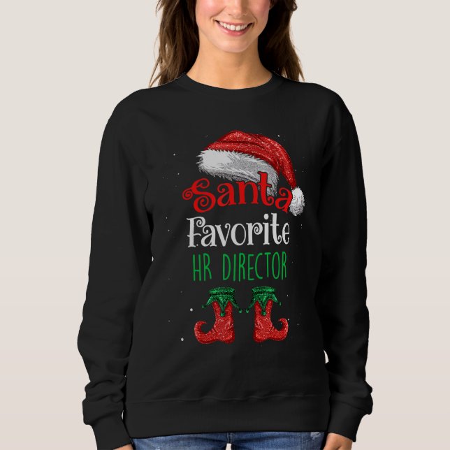 Sweatshirt Réalisateur Père Noël Favori Claus Christmas Funny (Devant)
