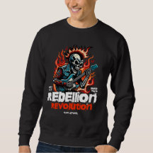 Rebellion Revolution Skeleton Tee - Bold Punk Rock