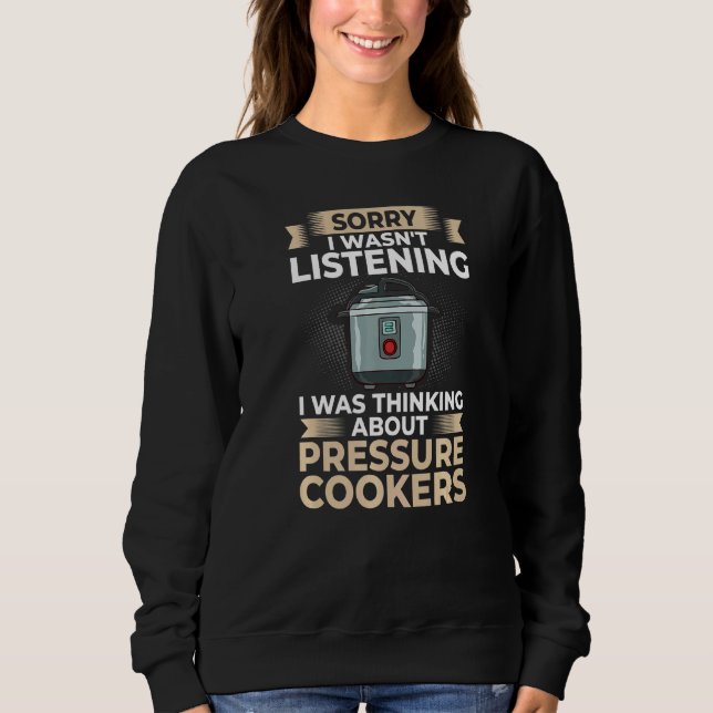 Sweatshirt Recettes de cocotte-minute Cuisine en pot Canni él (Devant)