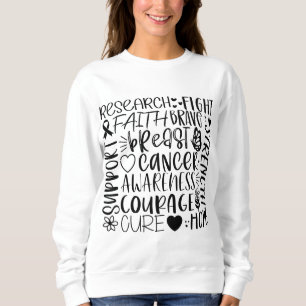 Sweatshirt Recherche et lutte contre le cancer du sein